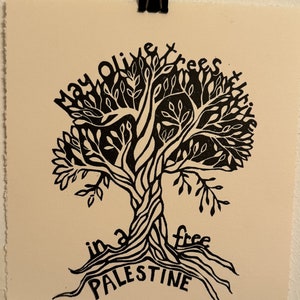 Que los olivos prosperen en una Palestina libre