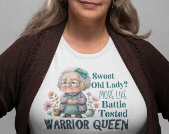 Funny Sweet Old Lady Sublimation Design, Sublimation PNG Designs, Instant Digital Sublimation Download