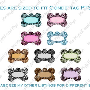 Pet ID Tags Dog Tag Designs 10 Blanks Leopard Print - Etsy
