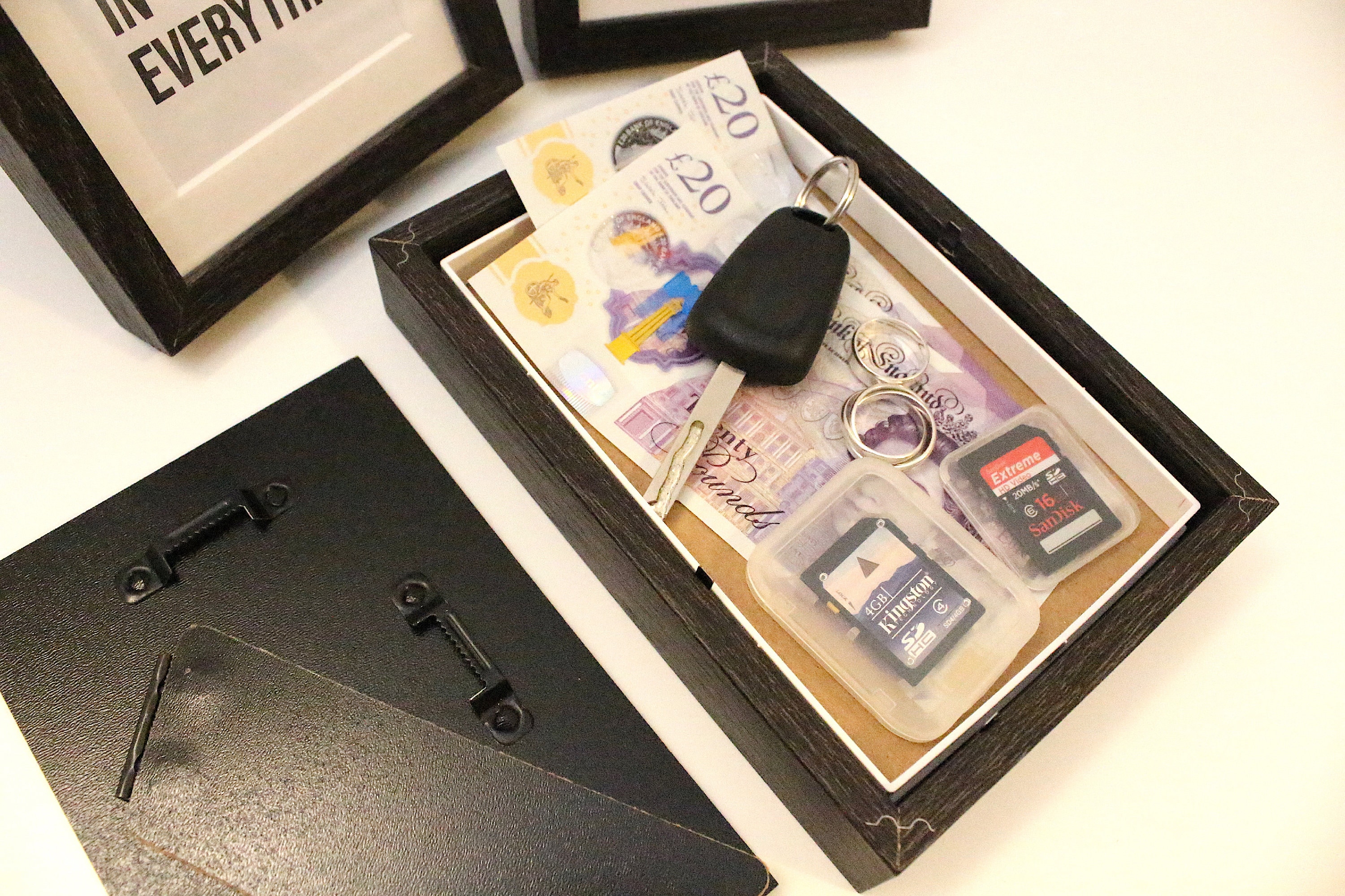 Hidden Compartment Picture Frame / Secret Picture Frame / Etsy