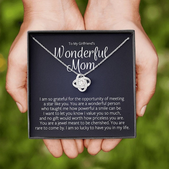 Girlfriend s Mom Gift to My Girlfriend s Mom Necklace Gifts for