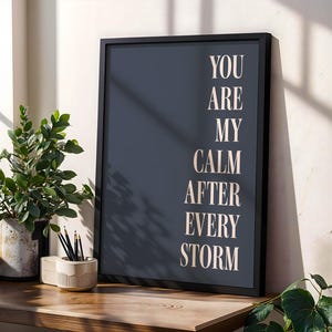 Custom Quote Print | Personalised Poem, Song Lyric, Phrase or Saying | Framed or Unframed Poster, Canvas or Sign | Retro Typography Art