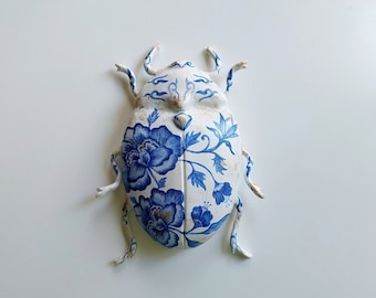 Sculpture Beetle, Home Decor, Interior Insect sculpture, Beetle Figurine,Magical Handmade Beetle, Wall decor
