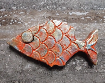 Wooden Fish, Coastal Wall Decor
