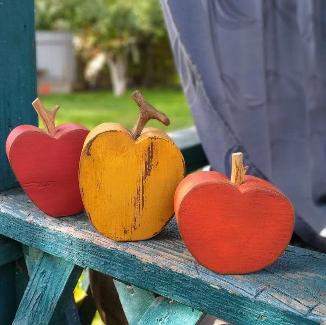 Apple Decor Rustic Red Apple Apple Kitchen Decor Farmhouse Etsy