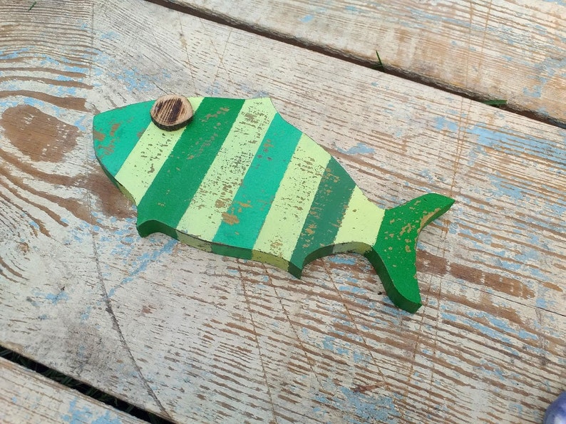 Fish Art, Wooden Fish Wall Decor, Fish Decor, Fish Art Sea, Tropical
