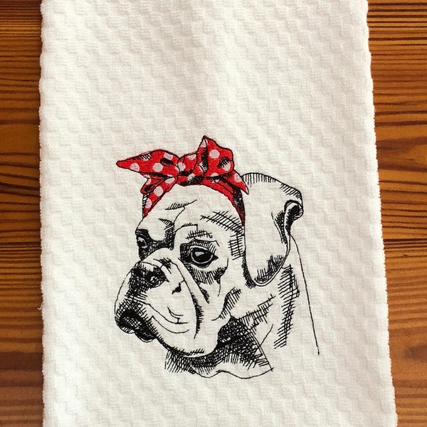 Boxer Dish Towel