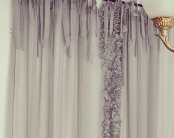 Sheer Edge Ruffle Curtain
