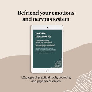 The Emotional Regulation Workbook: Practical Tools from a Trauma-Informed Therapist