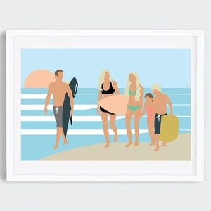 Custom Surf Family Artwork