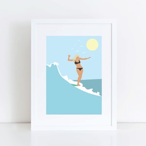 Surf Art Print