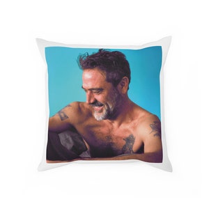 Jeffrey Dean Morgan Cushion Cover Photo Fan Art Gift