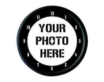 Custom Personalised Promotional Photo Logo Wall Clock Gift