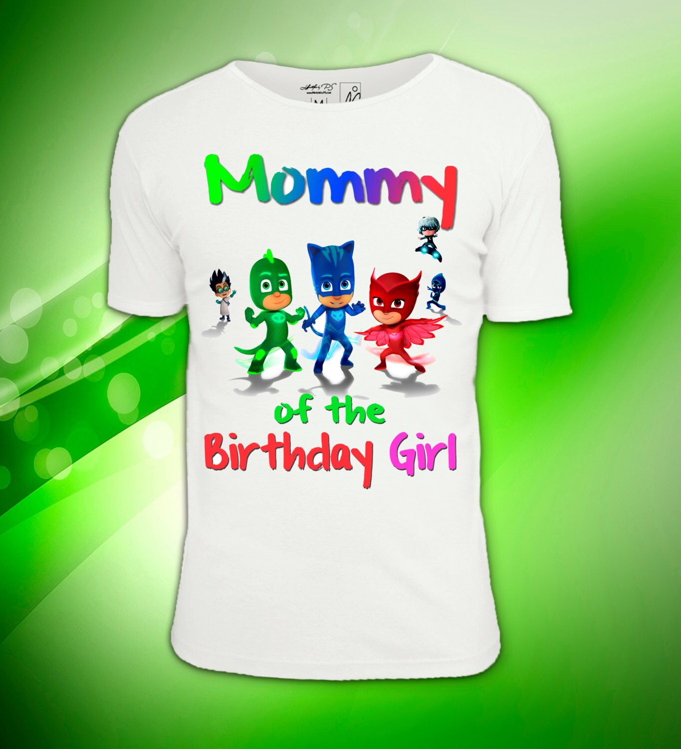 Digital file PJ masks Mommy of the Birthday Girl PJ masks ...