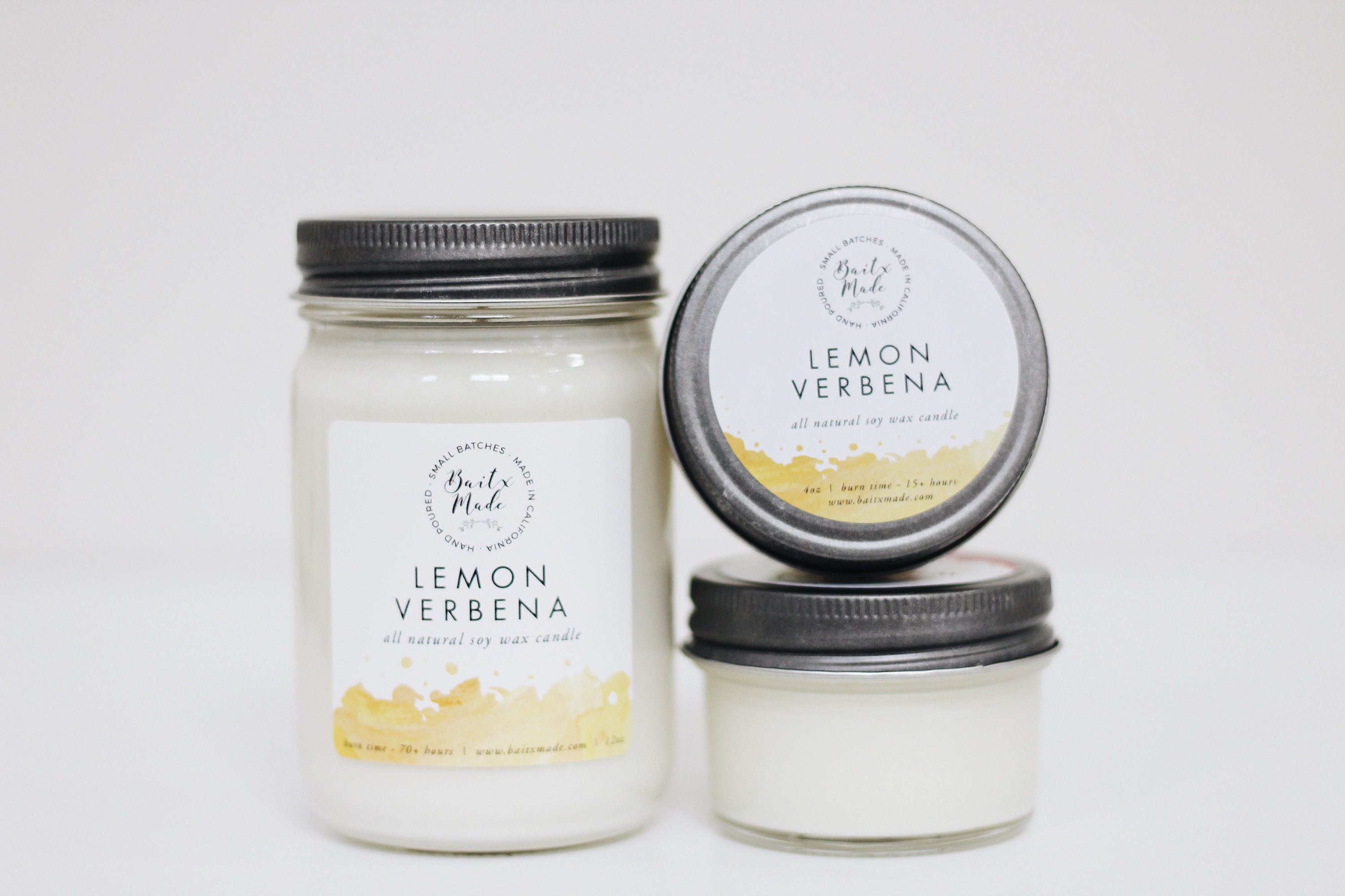 LEMON Verbena//lemon Candle//lemon Verbena Candle//citrus Etsy