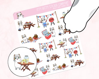 Mauly loves Summer Fun - Hand Drawn Itty Bitty Kitty Collection