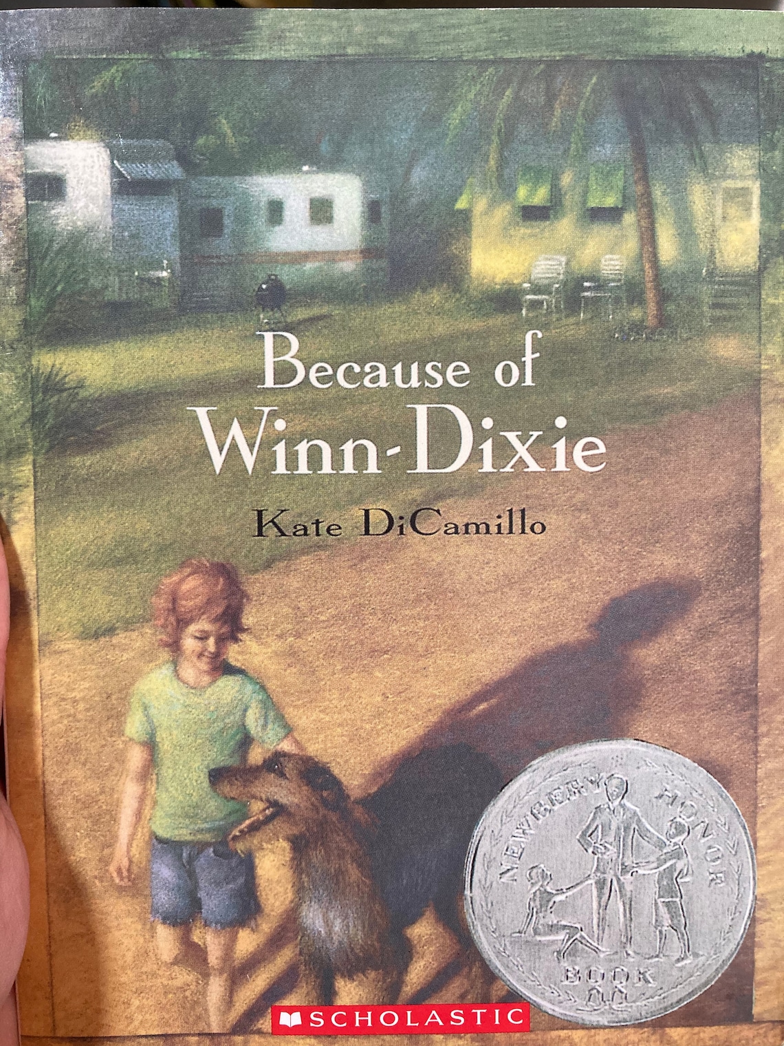 Because of Winn Dixie Chapter Book for kids Book about a Etsy