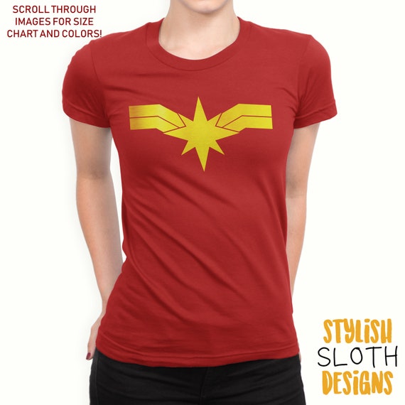 captain marvel girls shirt