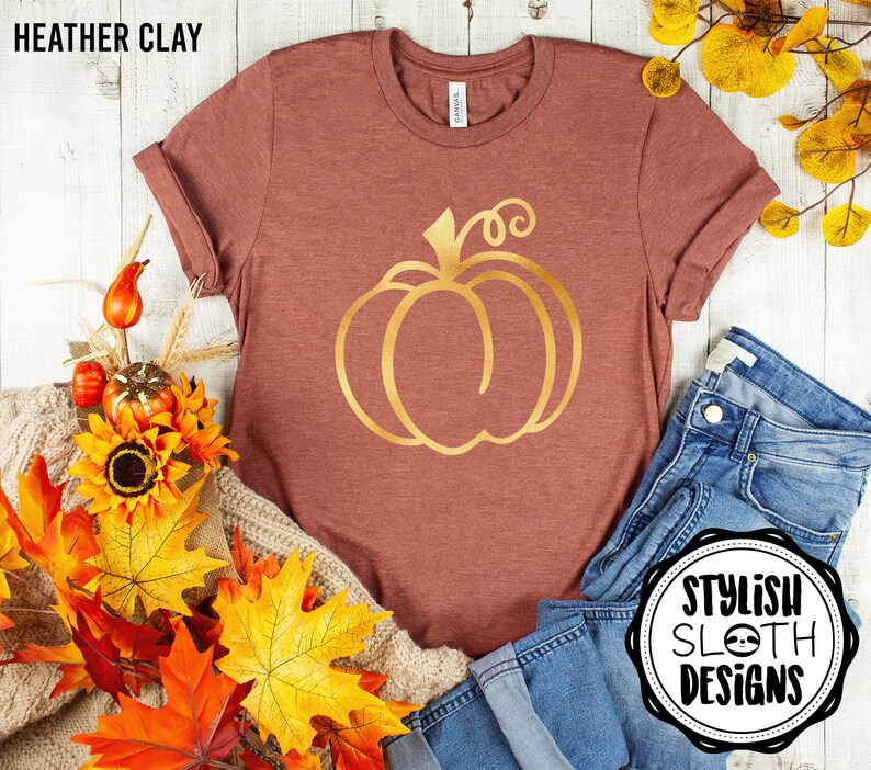 cute pumpkin shirts for women