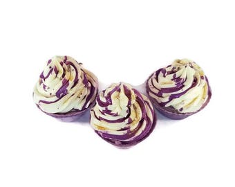 Lavender Cupcake Handmade Soap / Lavender Soap / Handmade Soap / Cupcake Soap / Christmas Gift / Gift for Her / Gift for Him