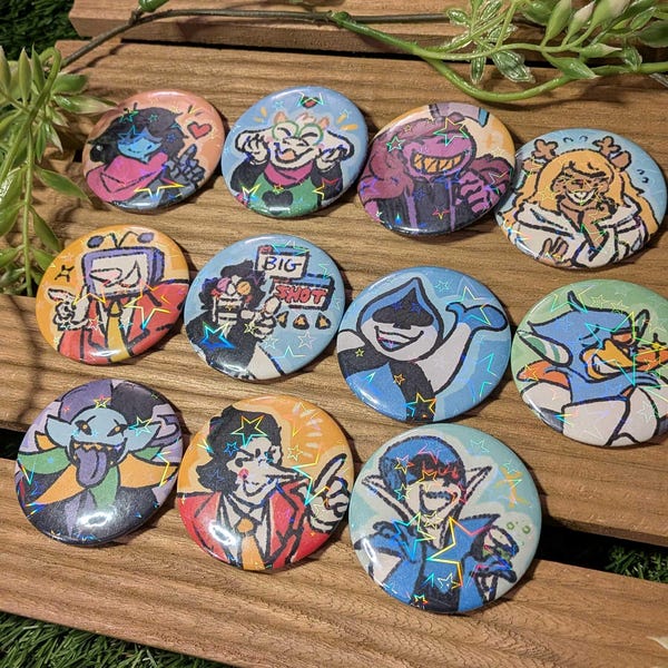 Botones de personajes de DR