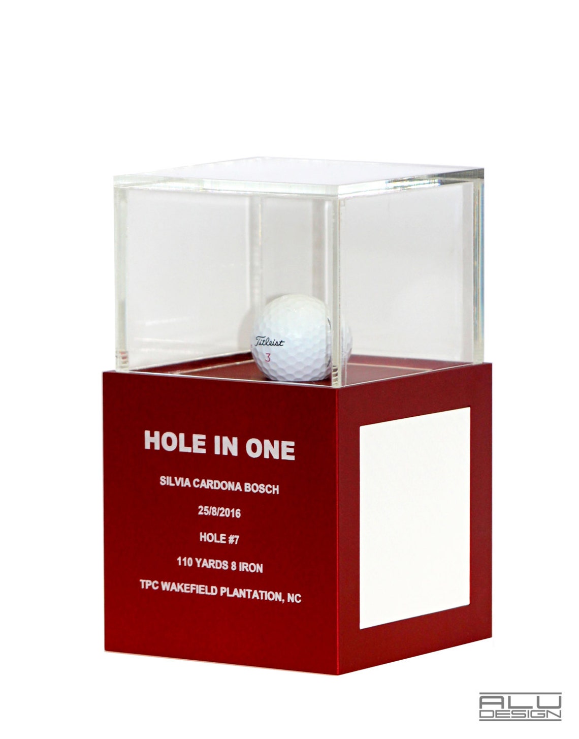 Golf Ball Display Case Hole In One Display Case Trophy for Etsy