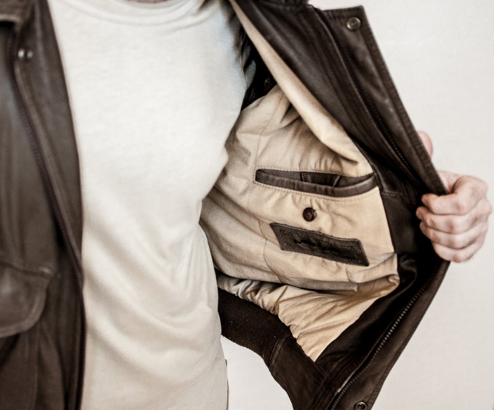 Vintage 70's Bomber Jacket - Etsy