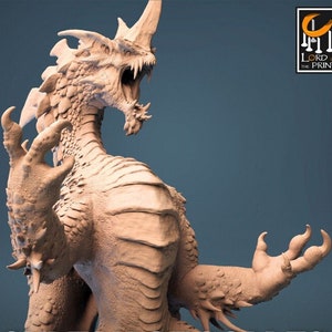 Legendary Blue Dragon - Lord of the Print - DnD miniatures RPG Role Playing Game Tabletop Miniature dungeons and dragons D&D