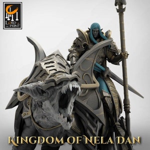 Elven Lord - Lord of the Print Rescale Miniatures - DnD miniatures RPG Role Playing Game Tabletop Miniature dungeons and dragons D&D