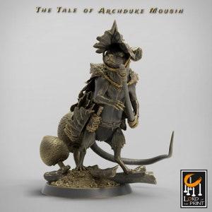 Mice - Lord of the Print - DnD miniatures RPG Role Playing Game Tabletop Miniature dungeons and dragons D&D