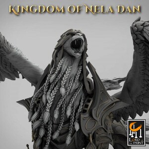 Queen&#39;s Protector - Lord of the Print Rescale Miniatures - DnD miniatures RPG Role Playing Game Tabletop Miniature dungeons and dragons D&D