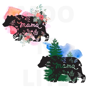 2 Mama Bear PNG files