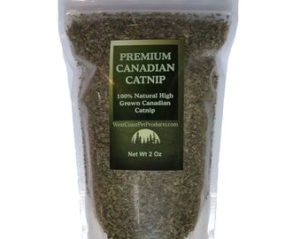 Coarse Cut Premium Grade Canadian Catnip - Fresh Canadian Catnip - Cat Nip Treat (2 oz to 16 oz)