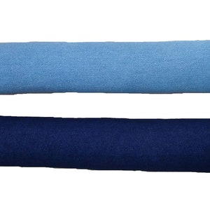 15&quot; (2-Pack) (Denim) Catnip Kicker Toys - Cat Nip Kick Sticks (Filled with 1 oz  Premium Canadian Catnip)