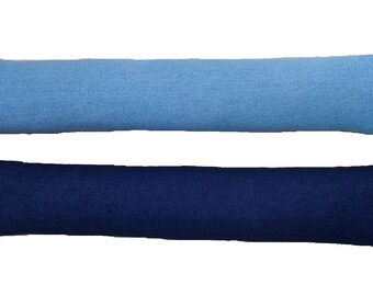 15" (2-Pack) (Denim) Catnip Kicker Toys - Cat Nip Kick Sticks (Filled with 1 oz  Premium Canadian Catnip)