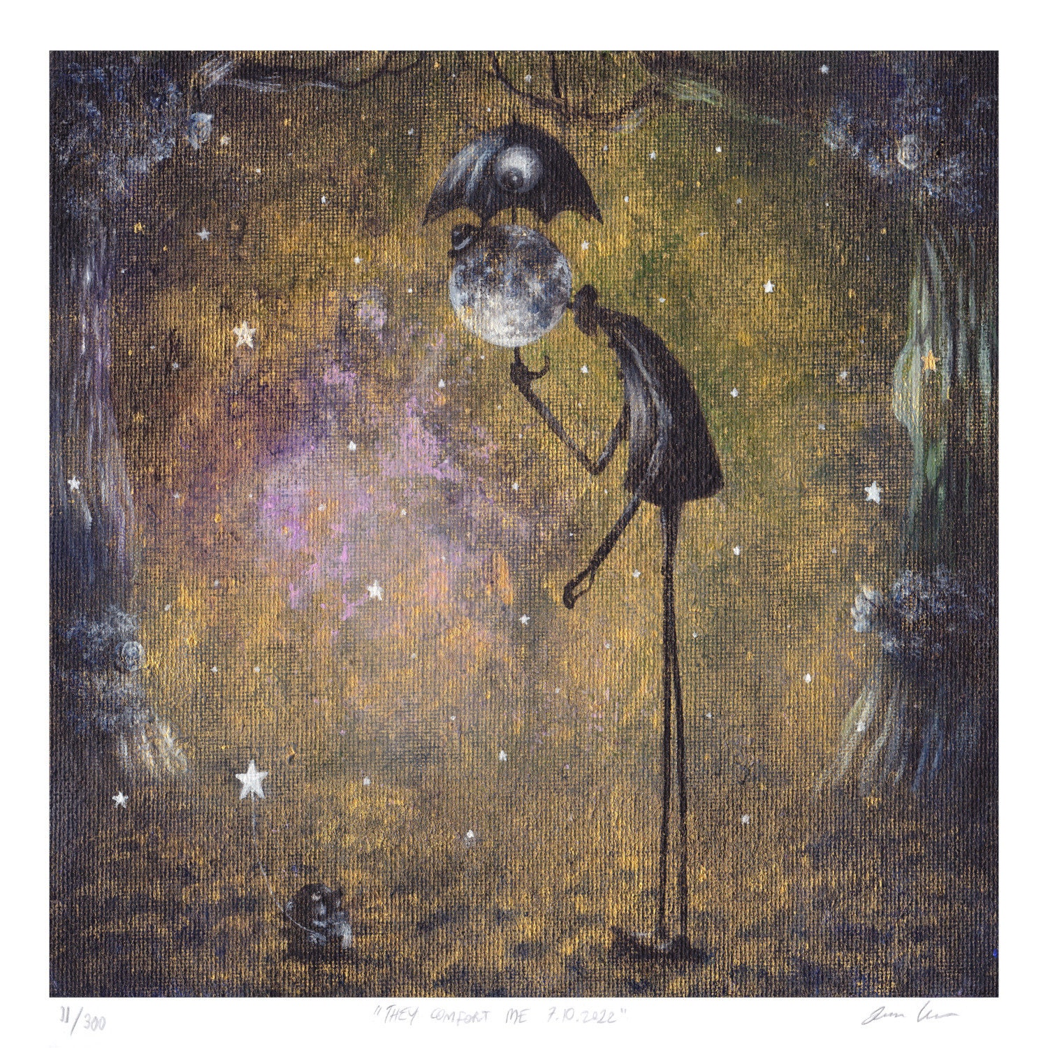 Limited Edition Giclée Print - Surreal Wall Art - Pop Surrealism - Whimsical Home Decor - Fantasy Art Print - Fairytale Art - Cozy Wall Art