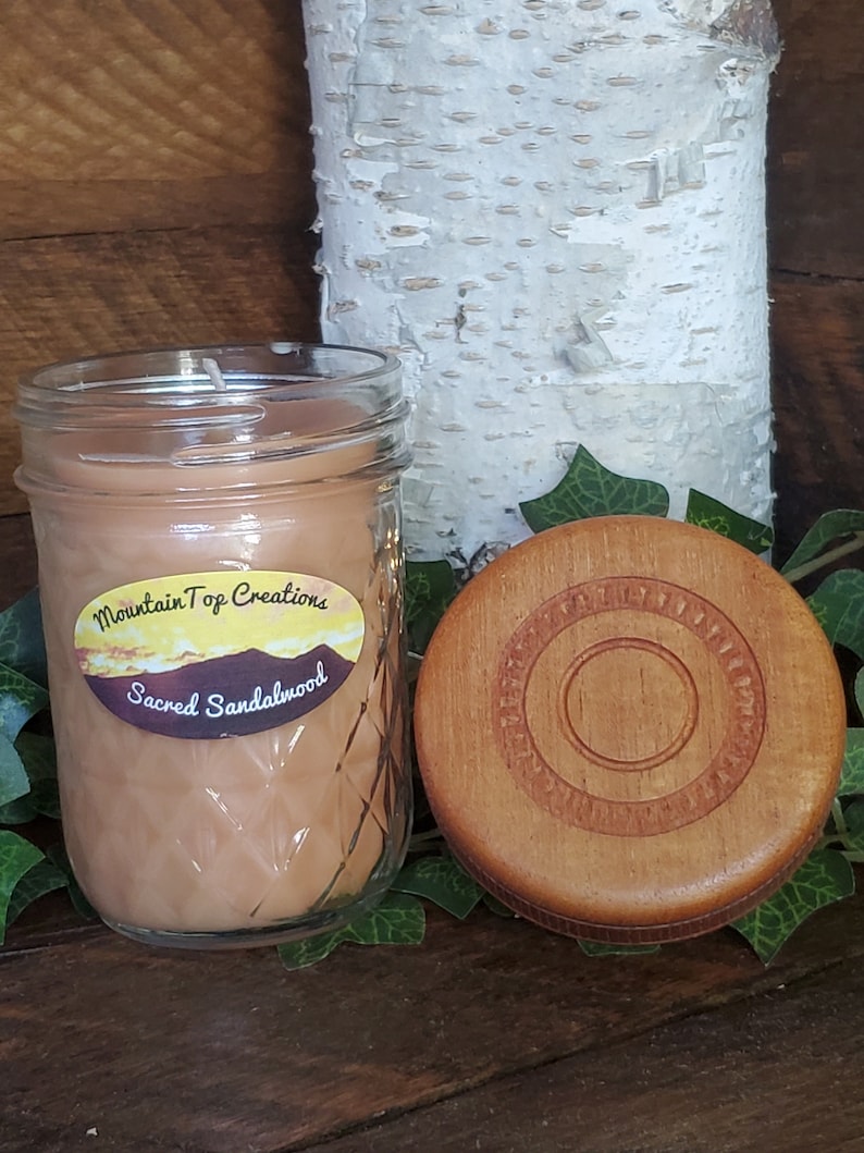 Sacred Sandalwood Mason Jar Candle