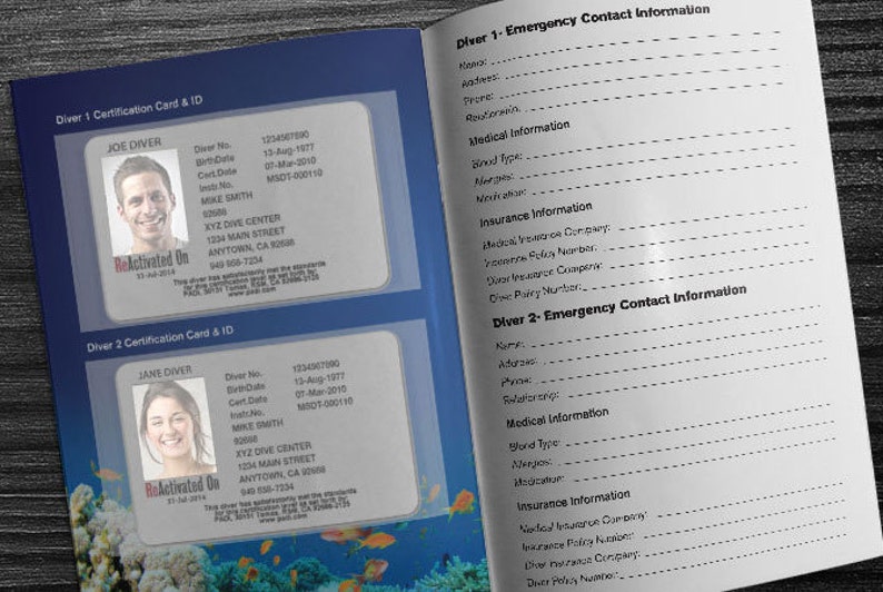 The Scuba Dive Log Book for Couples image 2