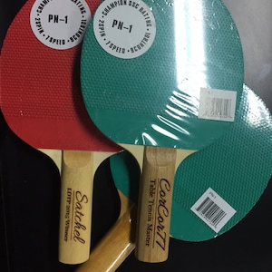 Personalized Ping Pong Paddle image 1