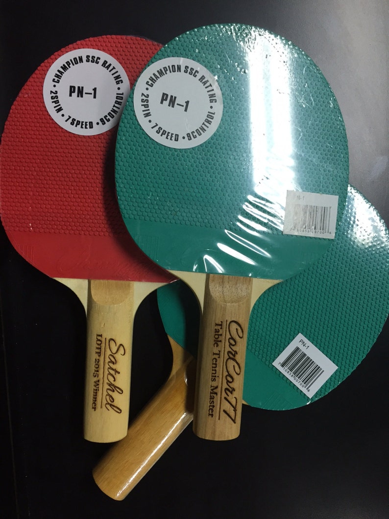 Personalized Ping Pong Paddle image 1