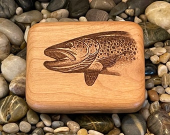 Engraved Fly Fishing Box