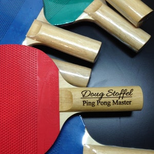 Personalized Ping Pong Paddle image 2