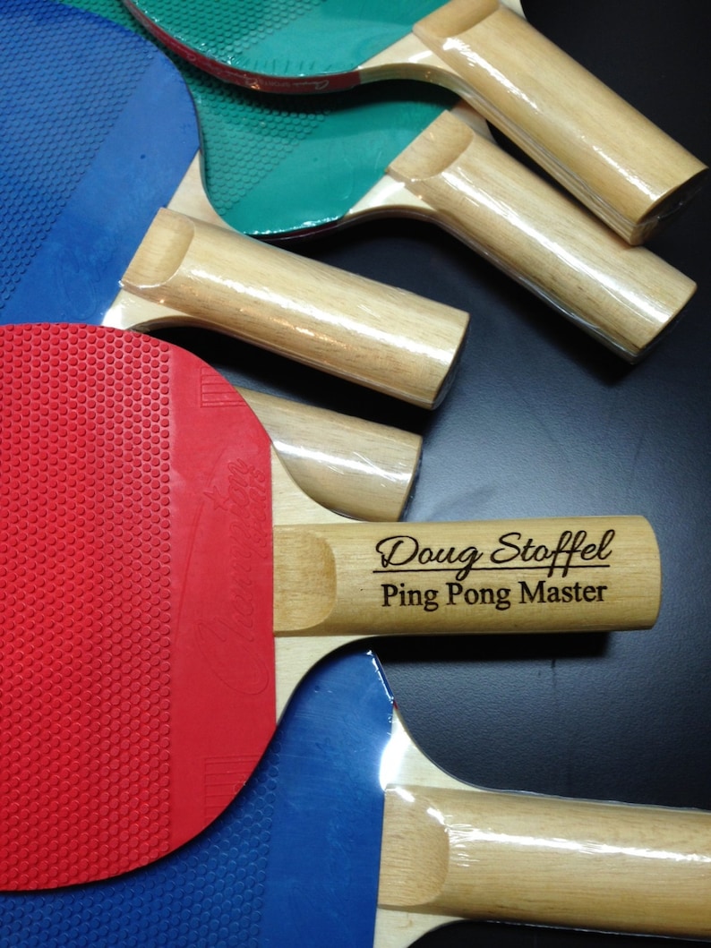 Personalized Ping Pong Paddle image 2