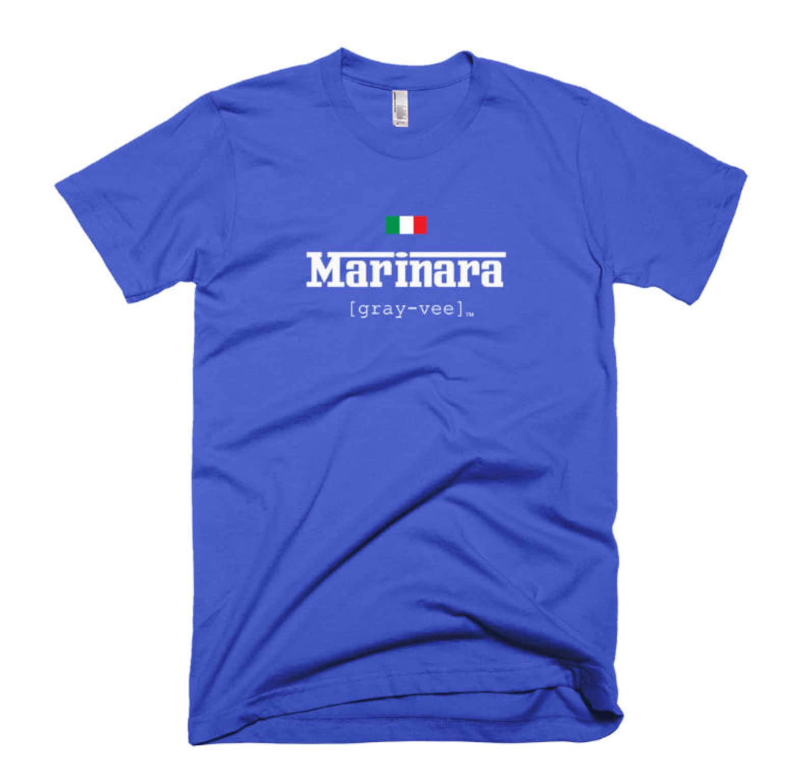 Italian Marinara Pronunciation Tee Italy Food Pride Tshirt Heritage