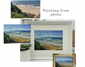 Landscape Painting from Photo,Art Commission,Custom Painting from Photograph,Oil Painting Landscape on Canvas,Realistic and Contemporary
