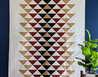 The Spectrum Quilt Pattern PDF Digital Download - Modern Quilting Design for Baby, Throw and Wall Hanging Sizes, Beginner Level Pattern