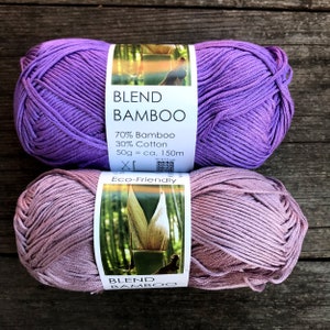Blend Bamboo  |  Fingering/Sock Weight   |  27 colors  |  Hjertegarn