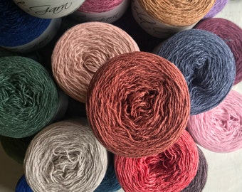 Merino Wool/Cotton in 47 colors  |  Light Fingering Weight  |  Holst Coast