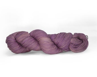Elliot  Organic Cotton | Light Fingering / 4ply | Hand-dyed |  Color: Lavender