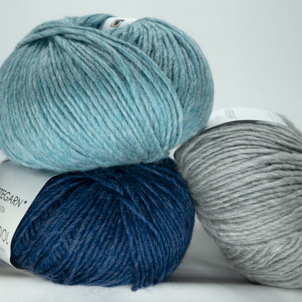 Incawool -100% single-ply Highland Wool  |  Aran Weight   |  9 colors  |  Hjertegarn